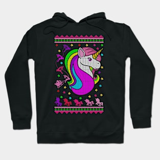 Unicorn Ugly Christmas Hoodie